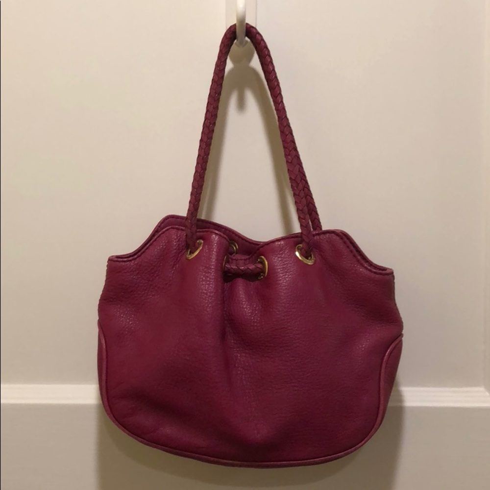 Michael Kors Raspberry Leather Handbag (Small)